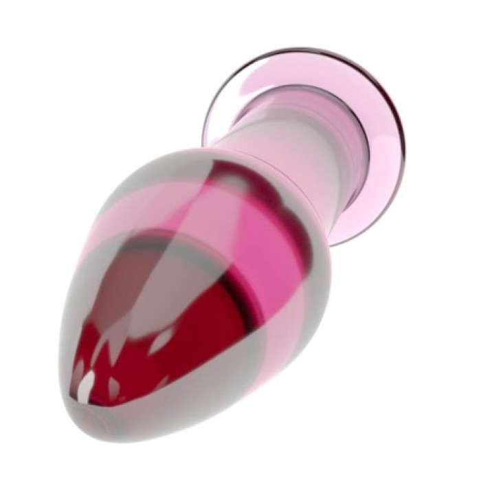 Dop Anal Din Sticla Borosilicata Glass Romance, Roz, 12 Cm 5