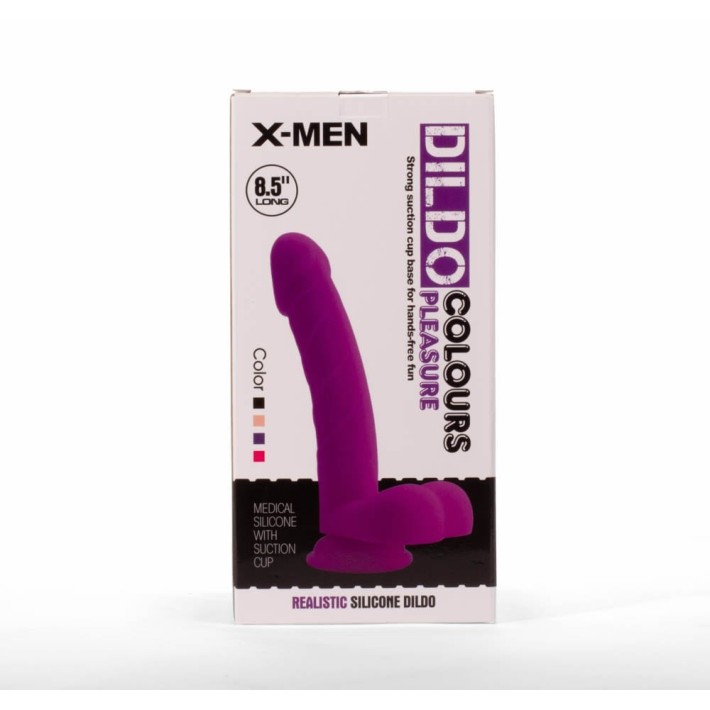 Dildo Realistic Colours Pleasure, Bronz, 21.5 Cm 7