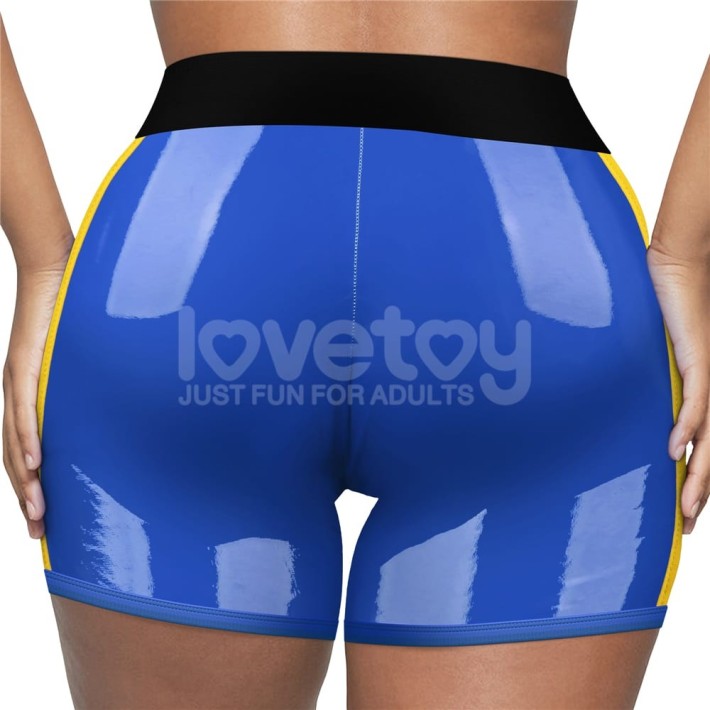 Boxeri-suport Pentru Strap-on Chic, Albastru, M/l (talie 90-100 Cm) 8