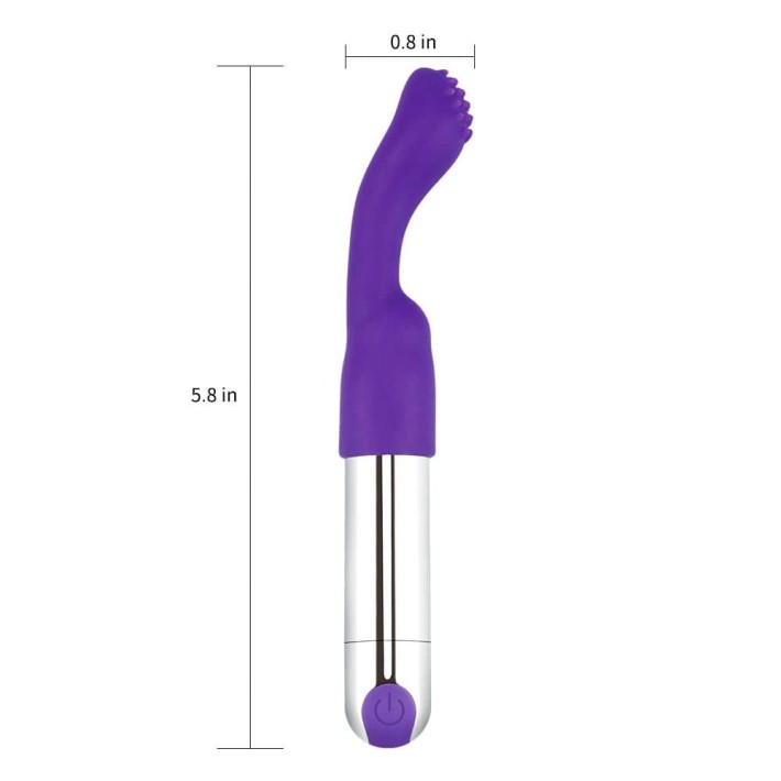 Glont Vibrator Ijoy Versatile Tickler, Mov, 14.5 Cm 4