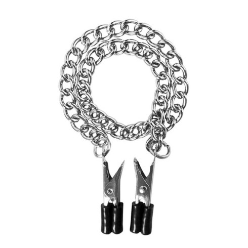 nipple, Cleme Pentru Sfarcuri Cu Lant Nipple Erectors, Metalic, pasiune.ro