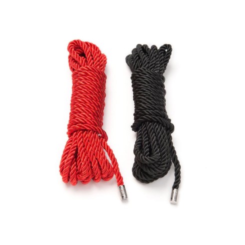 sfori, Sfori Twin Fifty Shades Of Grey Negra Si Rosie, pasiune.ro