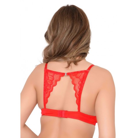 Daring Intimates, Sutien Cu Push-up Daring Intimates Racerback Rosu, pasiune.ro