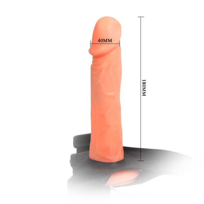 Strap-on/extensie Penis Cu Vibratii Ultra Passionate, Natural, 17 Cm 4