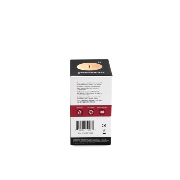 Manson Gura Pentru Masturbator Autoblow 2 Mouth Sleeve A, Bej 2