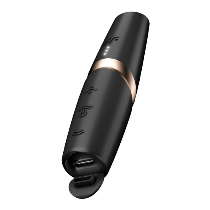 Stimulator Clitoridian Cu Air Pulse Perfect Kiss, Negru 4