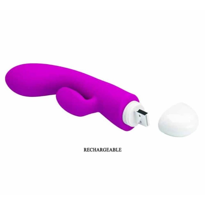 Vibrator Rabbit Eli, Violet, 18 Cm 8