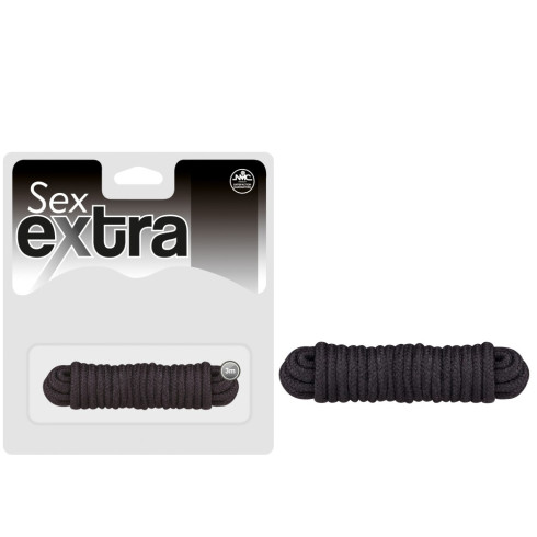 franghie, Franghie Pentru Imobilizare Erotica Sex Extra Love, Negru, 3 Metri, pasiune.ro