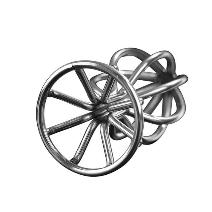 Dop Anal Stainless Anal Plug L, Metalic, 9 Cm 10