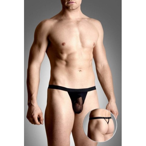 Lenjerie sexy barbati, Mens Thongs 4494 - Black M/l M/l, pasiune.ro