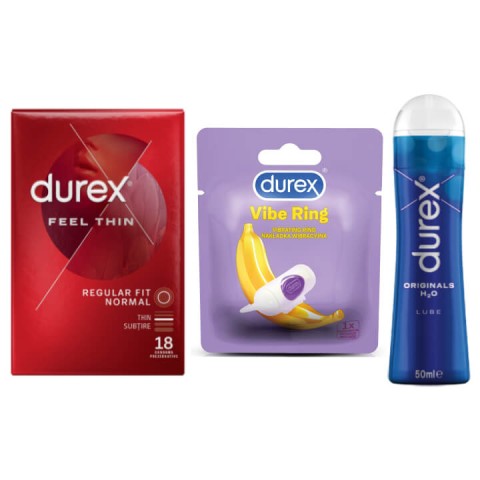 Pagina 2 - , Pachet Durex 18 Bucati X Prezervative Feel Thin + Inel Vibrator + Lubrifiant Play Feel 50 Ml , pasiune.ro