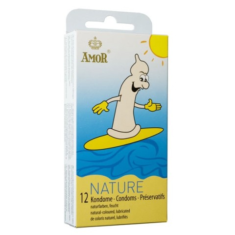 Prezervative, Amor Nature / 12 Pcs Content, pasiune.ro