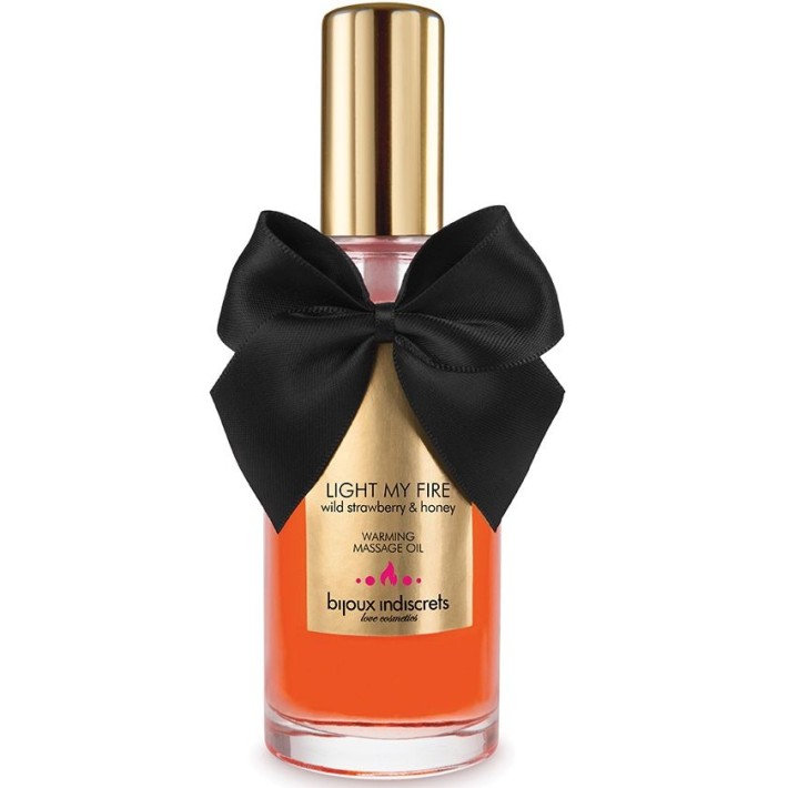 Ulei De Masaj Cu Efect De Caldura Light My Fire (aroma Capsune Salbatice + Miere), 100 Ml 2