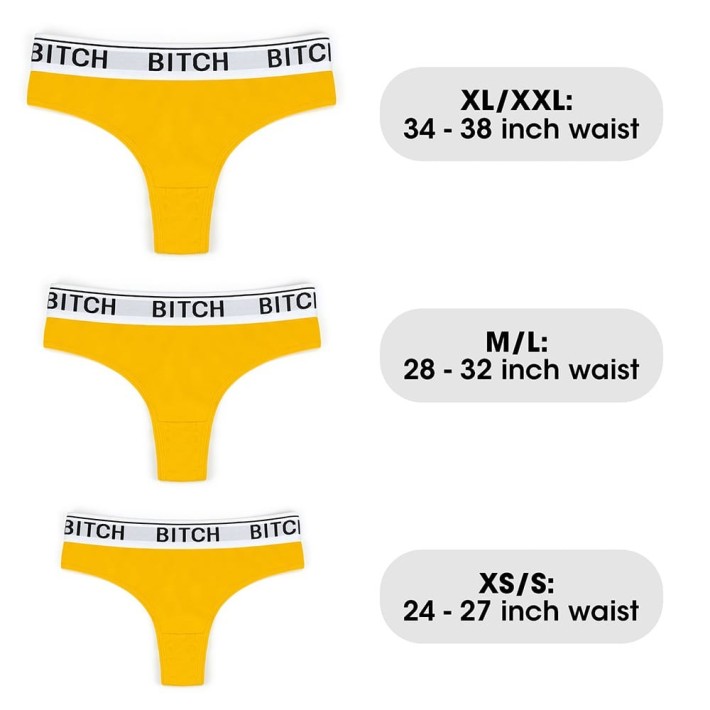 Chilotei Cu Vibratii Bitch, Galben Neon, Xl-xxl 4