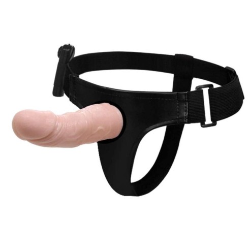 vibration, Strap-on Cu Vibratii Ultra Passionate, Natural, 15 Cm, pasiune.ro