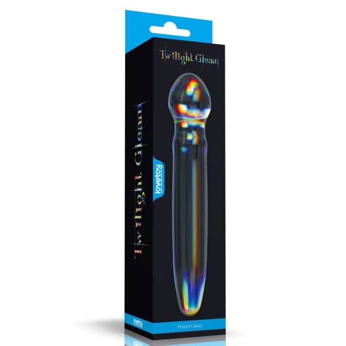 Dildo Sticla Twilight Gleam Glass Dildo- Prism Glass, Transparent, 18 Cm 9
