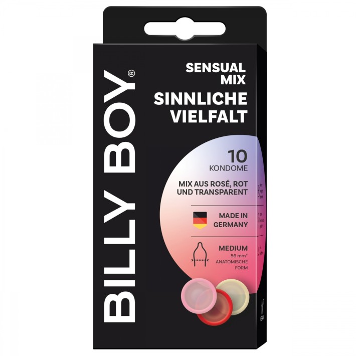 Prezervative Billy Boy Sensual Mix 10 Buc 2