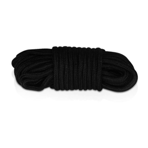 franghie, Franghie Fetish Bondage Rope, Negru, 10 M, pasiune.ro