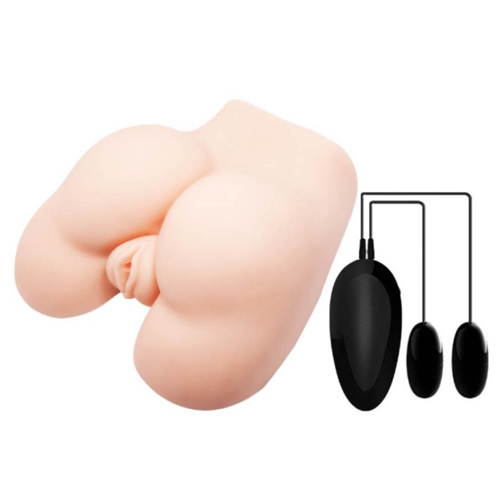 Masturbator 2-in-1 Cu Vibratii Crazy Bull Vagina And Anal 6