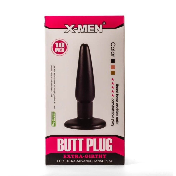 Dop Anal Extra Gros, Negru, 26 Cm 3