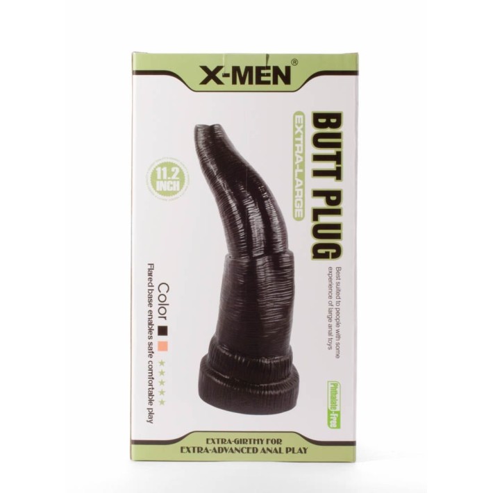 Dop Anal Extra Large, Negru, 28 Cm 9