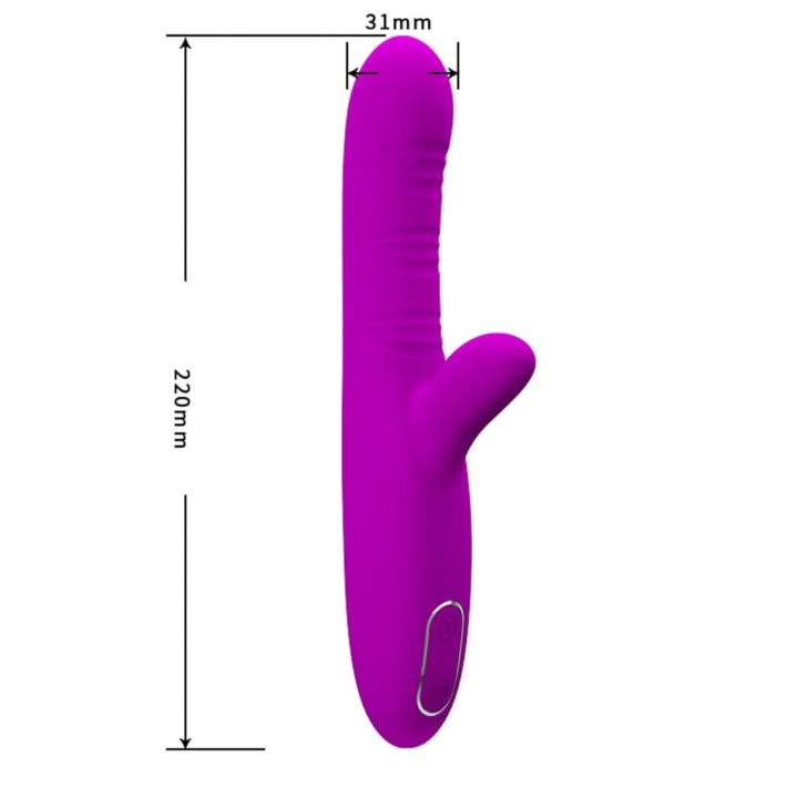 Vibrator Punctul G Angelique, Violet, 22 Cm 3