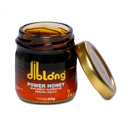 long, Miere Afrodisiac Diblong Power Honey, Unisex, 43 Gr, pasiune.ro