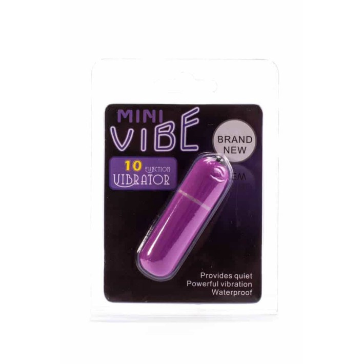 Vibrator Mini Vibe Lady Finger, Mov, 6 Cm 2