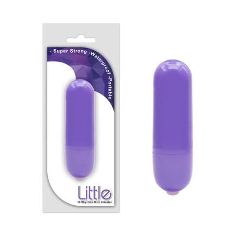 mini, Mini Vibrator Little, Mov, 7.5 Cm, pasiune.ro