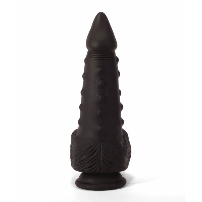 Dildo Cu Ventuza Colours Pleasure, Negru, 21.5 Cm 3