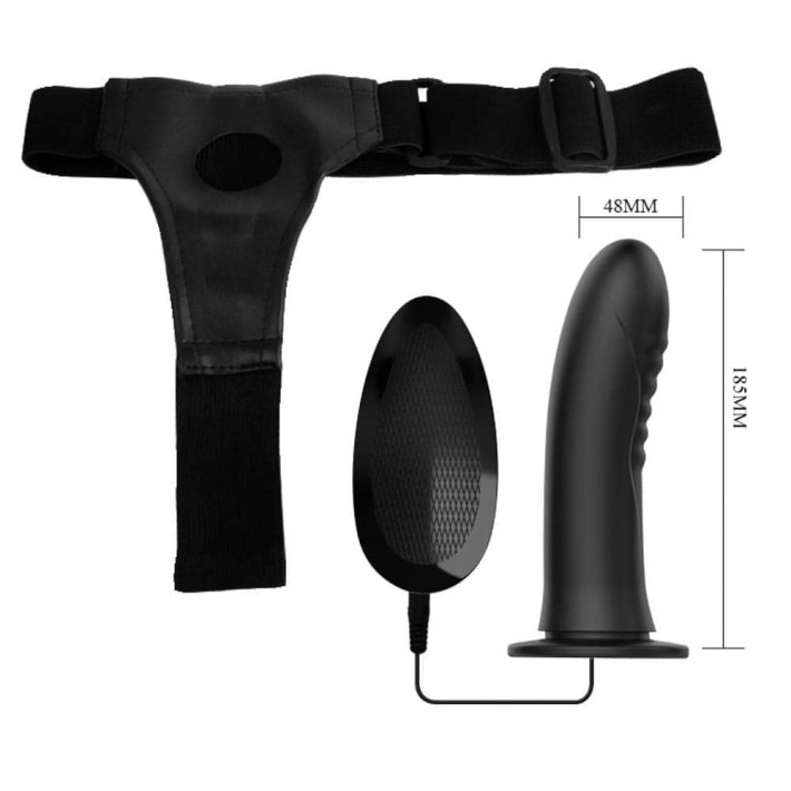 Strap-on/extensie Penis Cu Vibratii Myron, 18 Cm 8