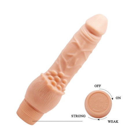 Vibratoare Realistice, Vibrator Realistic Barbara Clark, Natural, 19 Cm, pasiune.ro