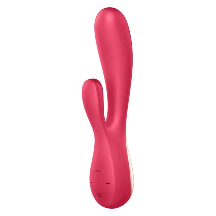 Vibrator Rabbit Mono Flex, Rosu, 20 Cm 3