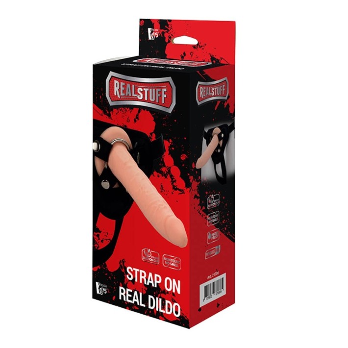 Realstuff Strap On Real Dildo Flesh 1 3