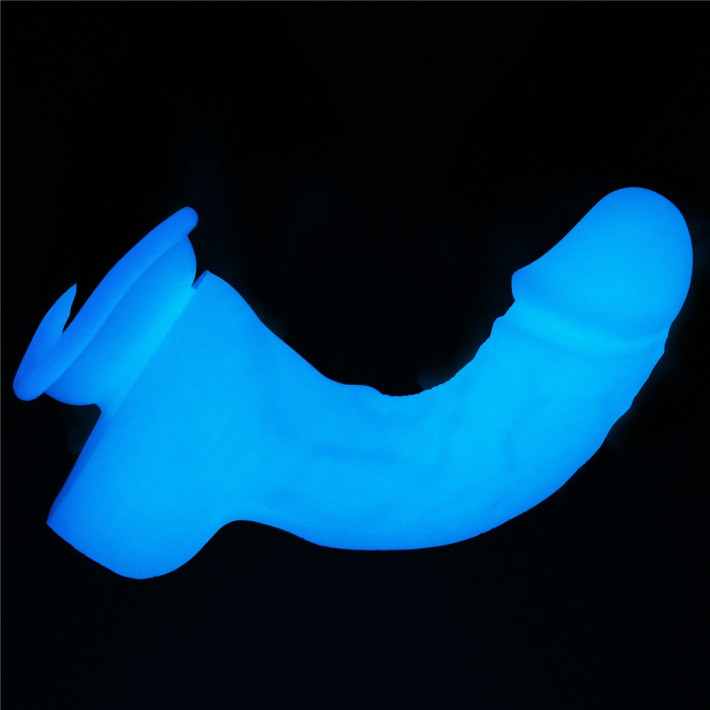 Dildo Fantezie Fosforescent Lumino Play, Alb, 19 Cm 14
