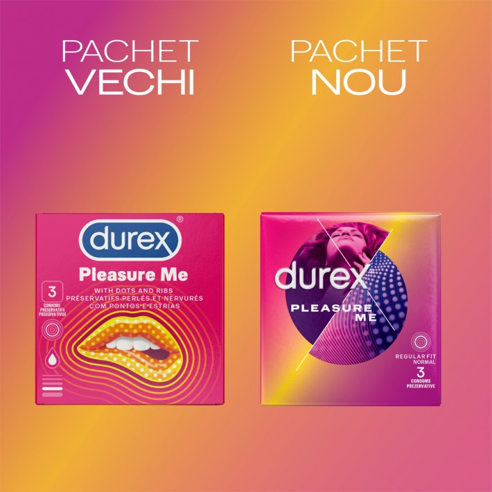Prezervative Durex Pleasure Me, 3 Buc 2