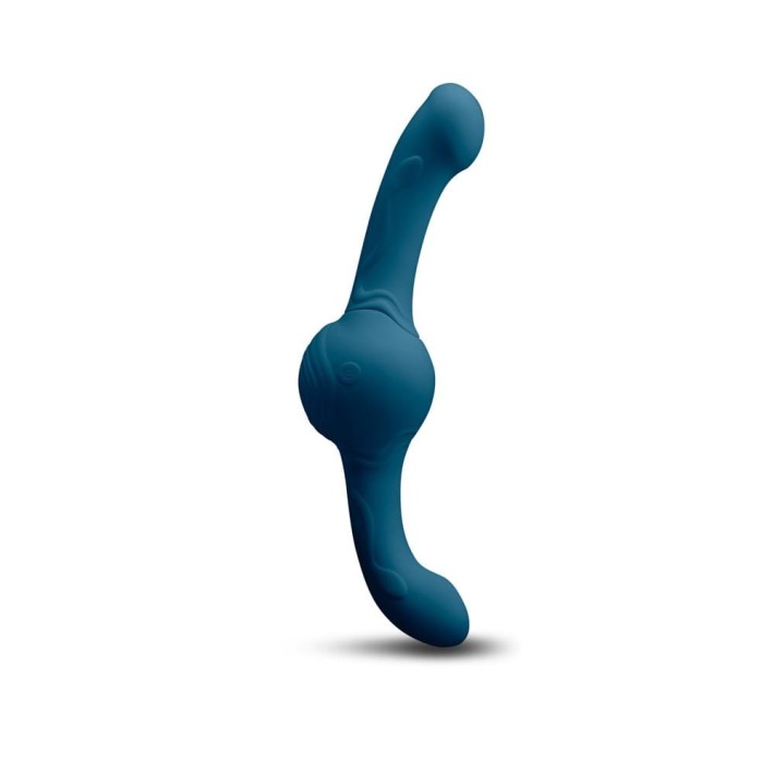 Vibrator Special Extra Puternic Cu Functie Rotatie Revolution Tsunami, Albastru, 30 Cm 4