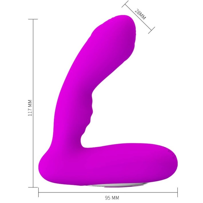 Vibrator Anal Piper, Violet, 11.5 Cm 3