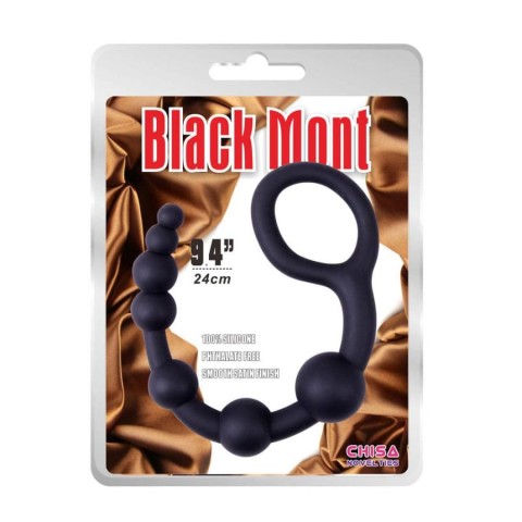 Chisa Novelties, Bile Anale Power Boyfriend Beads, Negru, pasiune.ro