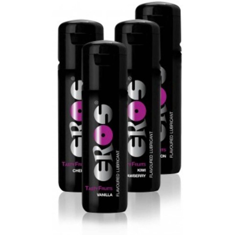 Eros, Lubrifiant Tasty Fruits Cu Aroma De Kiwi Si Capsune, 100 Ml, pasiune.ro