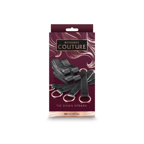 sistem, Sistem Imobilizare Erotica Bondage Couture, Negru, pasiune.ro