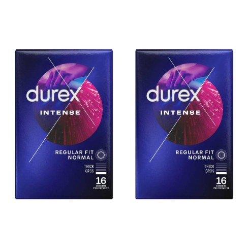 stimulator, Pachet Prezervative Durex Intense Orgasmic 2x16, 32 Bucati , pasiune.ro