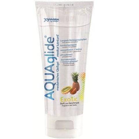 AQUAglide, Lubrifiant Aquaglide Cu Aroma De Fructe Exotice, 100 Ml, pasiune.ro