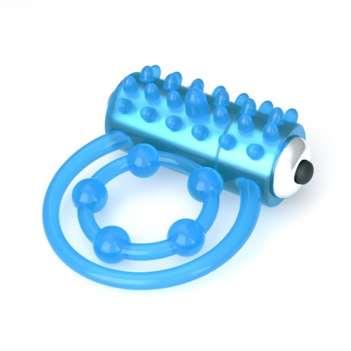 Inel Penis Fosforescent Cu Vibratii Lumino Play Vibrating Penis Ring 2, Albastru 8