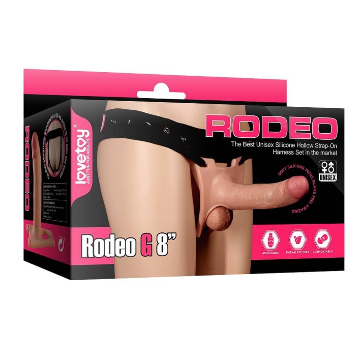 Extensie/manson Penis/strap-on Rodeo G, Natural, 20 Cm 3