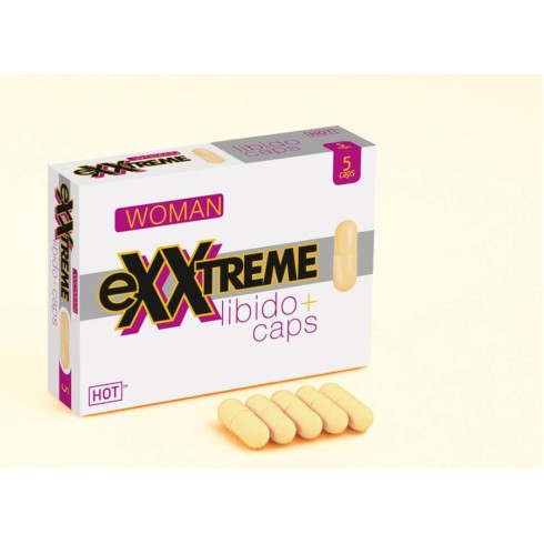 hot, Afrodiziac Pentru Femei Exxtreme Libido, 5 Capsule, pasiune.ro