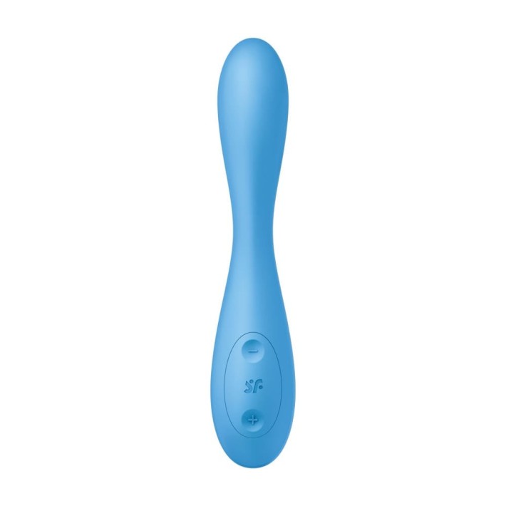Vibrator G-spot Flex 4+, Albastru, 19 Cm 6