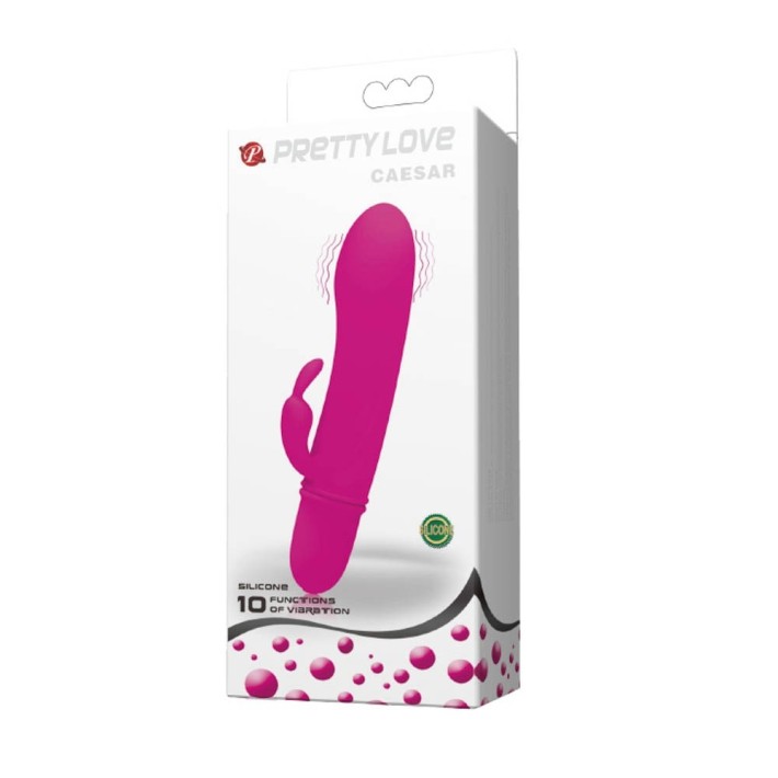 Vibrator Rabbit Caesar, Violet, 11.5 Cm 5