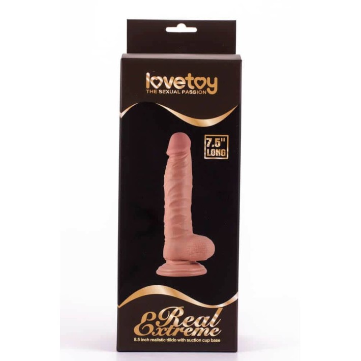 Dildo Realistic Cu Ventuza Real Extreme, Natural, 19 Cm 5