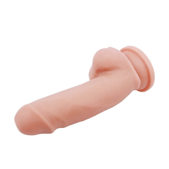 Dildo Clasic Cu Ventuza Lecher, Natural, 18 Cm 6